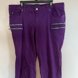 NEW Plus Tripp Torrid Purple Jeans